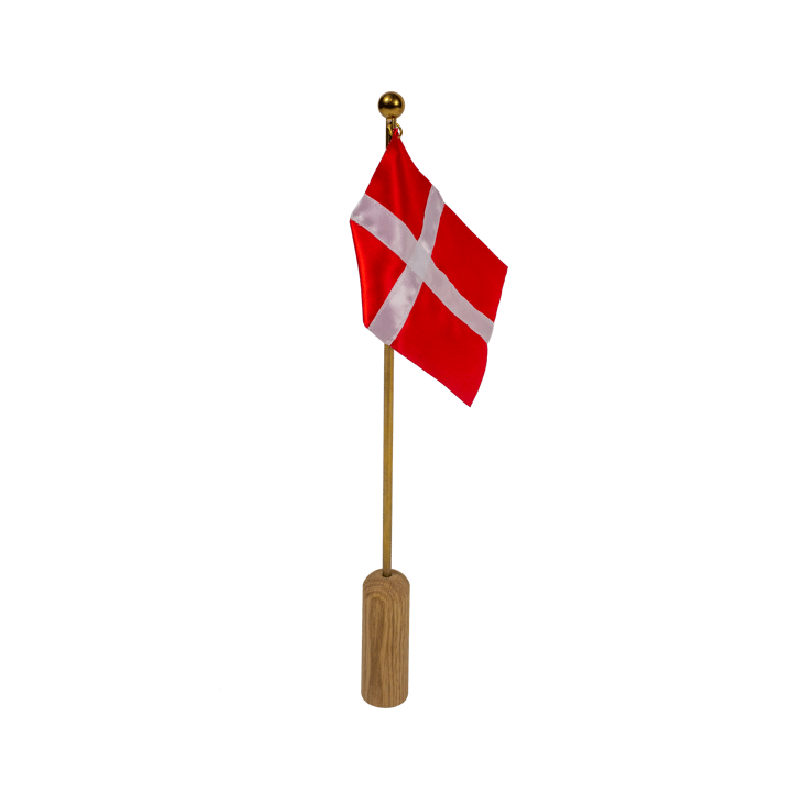 Drapeau de table Celebrating Denmark 40 cm - Oak-brass - Andersen Furniture