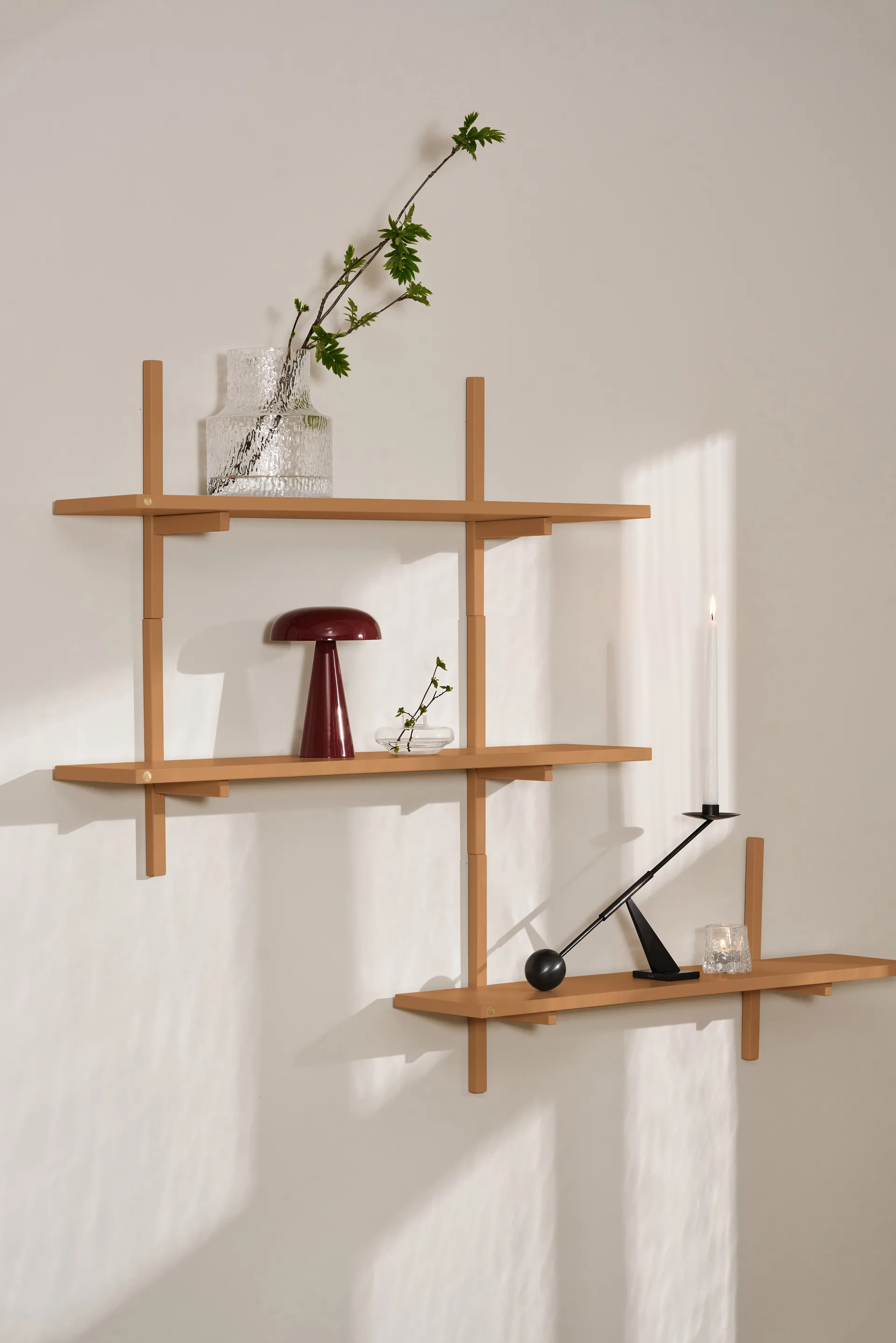 Étagère murale A-Light Shelf Special Edition, Brown beige 90x21x35 cm Andersen Furniture