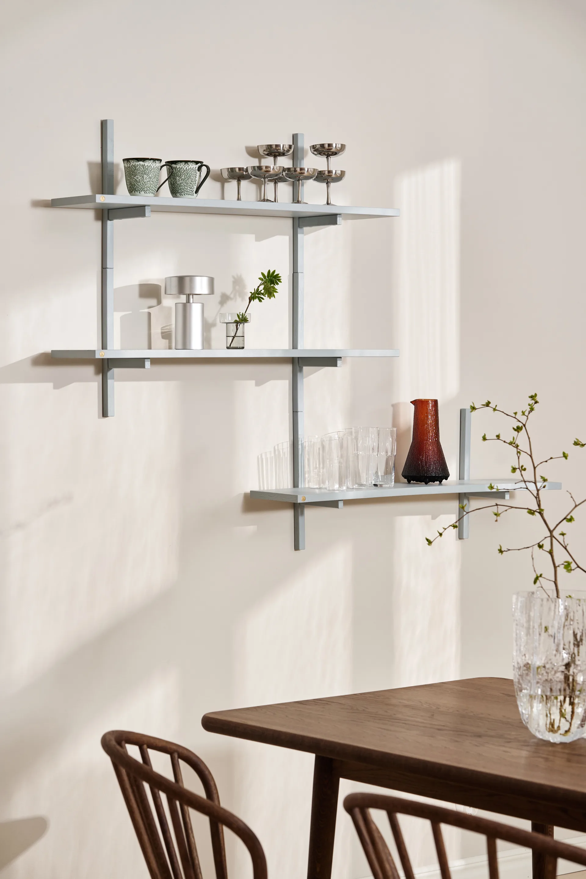 Étagère murale A-Light Shelf Special Edition, Grey blue 90x21x35 cm Andersen Furniture