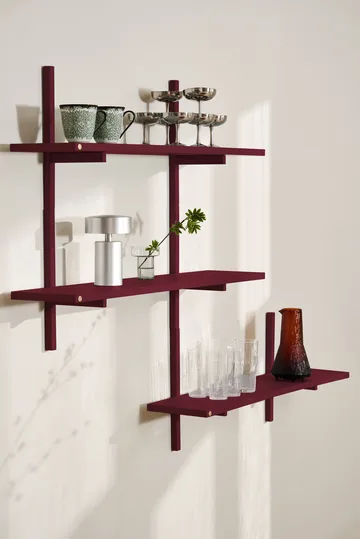 Étagère murale A-Light Shelf Special Edition - Wine red 90x21x35 cm - Andersen Furniture