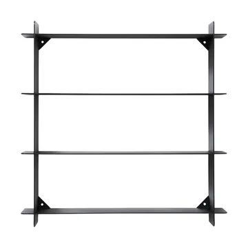 Étagère murale Division - Black steel, 45x45x10 cm - Andersen Furniture