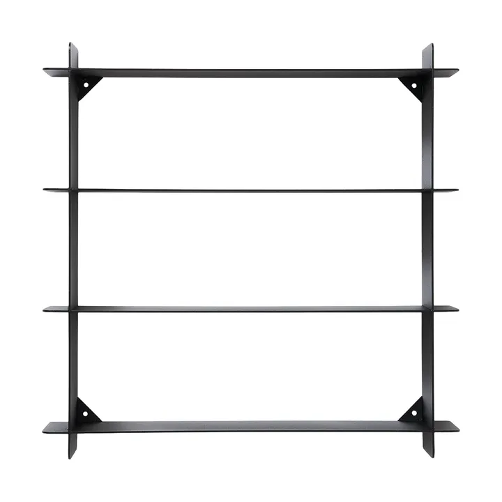 Étagère murale Division - Black steel, 45x45x10 cm - Andersen Furniture