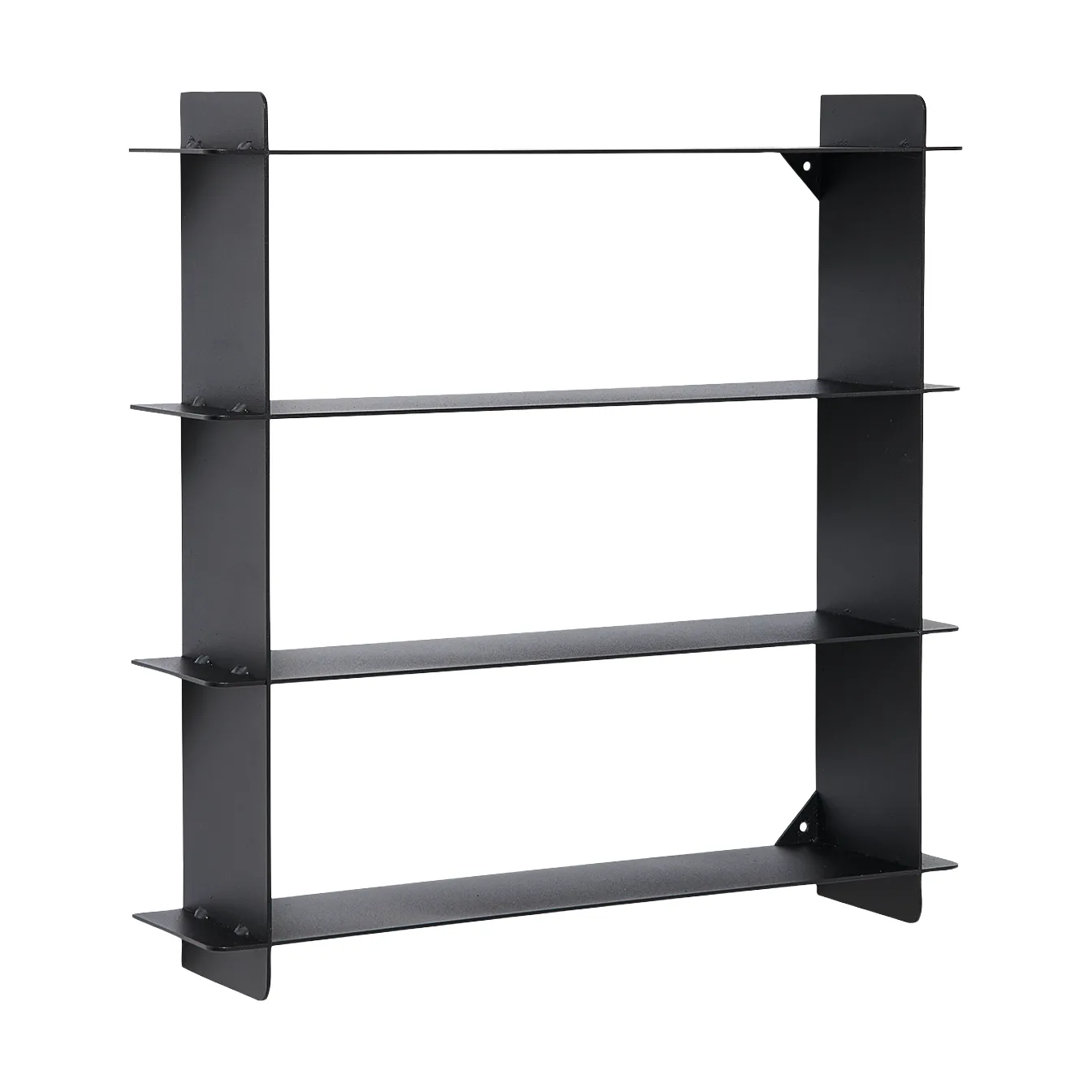 Étagère murale Division, Black steel, 45x45x10 cm Andersen Furniture