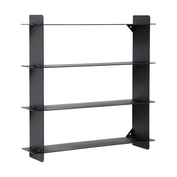 Étagère murale Division - Black steel, 45x45x10 cm - Andersen Furniture
