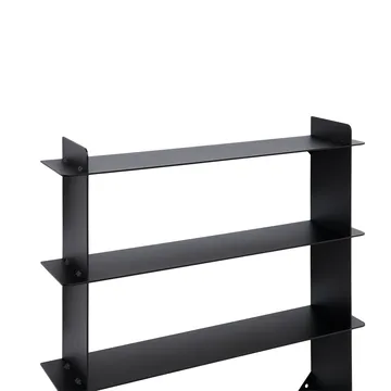 Étagère murale Division - Black steel, 45x45x10 cm - Andersen Furniture