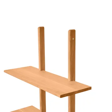 Étagère murale Essence - Oiled Nature Oak, 70x25x140 cm - Andersen Furniture