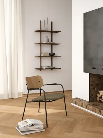 Étagère murale Essence - Smoked Oiled Oak, 70x25x140 cm - Andersen Furniture