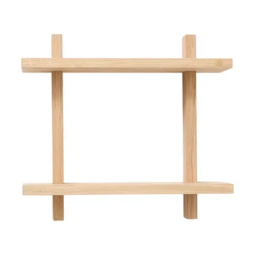 Étagère murale Treat double - Oak, 34x12x34 cm - Andersen Furniture