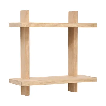 Étagère murale Treat double - Oak, 34x12x34 cm - Andersen Furniture