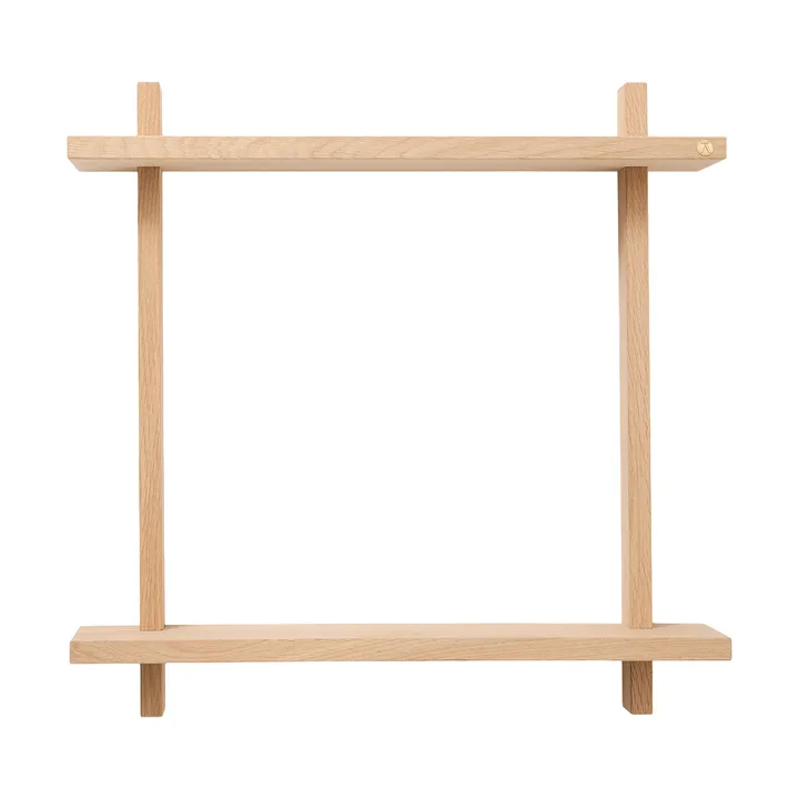 Étagère murale Treat double - Oak, 50x12x50 cm - Andersen Furniture