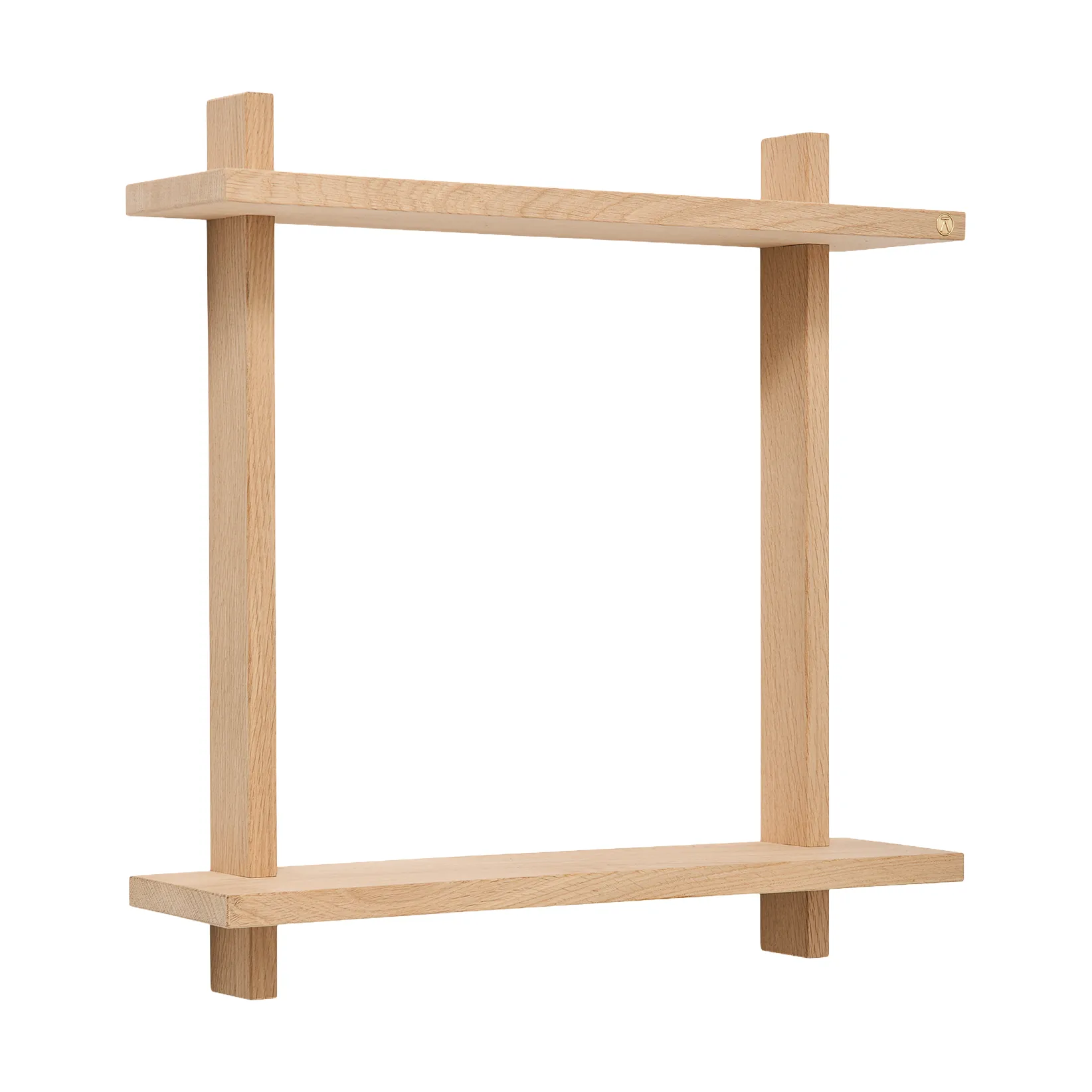 Étagère murale Treat double, Oak, 50x12x50 cm Andersen Furniture