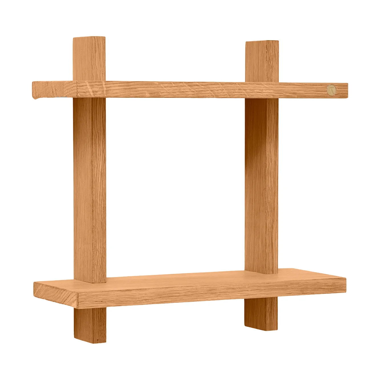 Étagère murale Treat double, Oiled Nature Oak, 34x12x34 cm Andersen Furniture