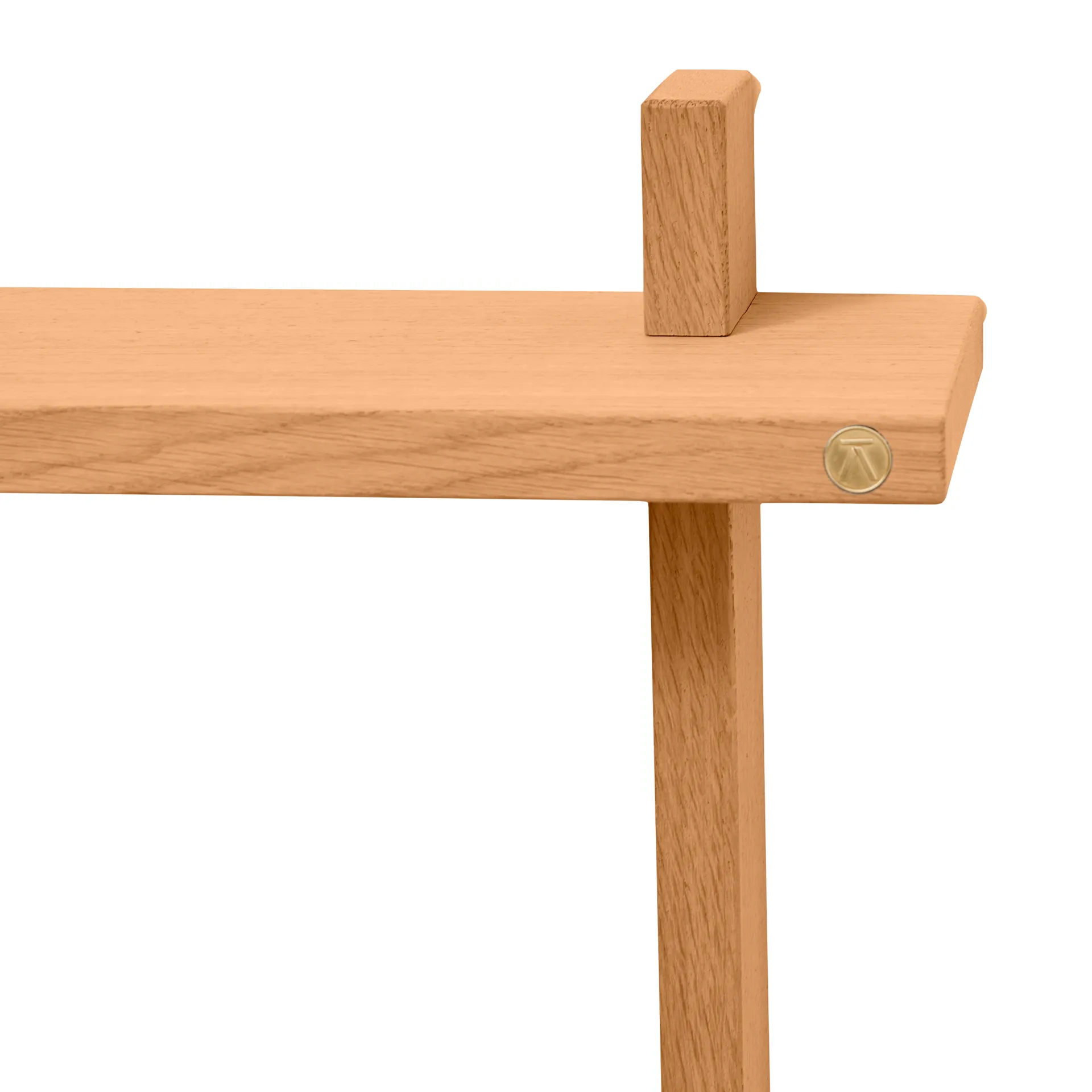 Étagère murale Treat double, Oiled Nature Oak, 50x12x50 cm Andersen Furniture