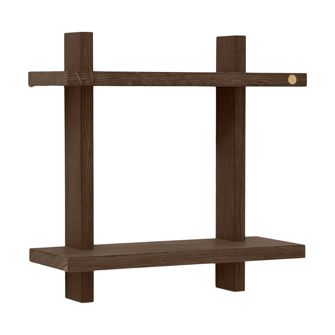 Étagère murale Treat double, Smoked Oiled Oak, 34x12x34 cm Andersen Furniture
