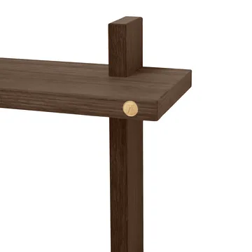 Étagère murale Treat double - Smoked Oiled Oak, 34x12x34 cm - Andersen Furniture