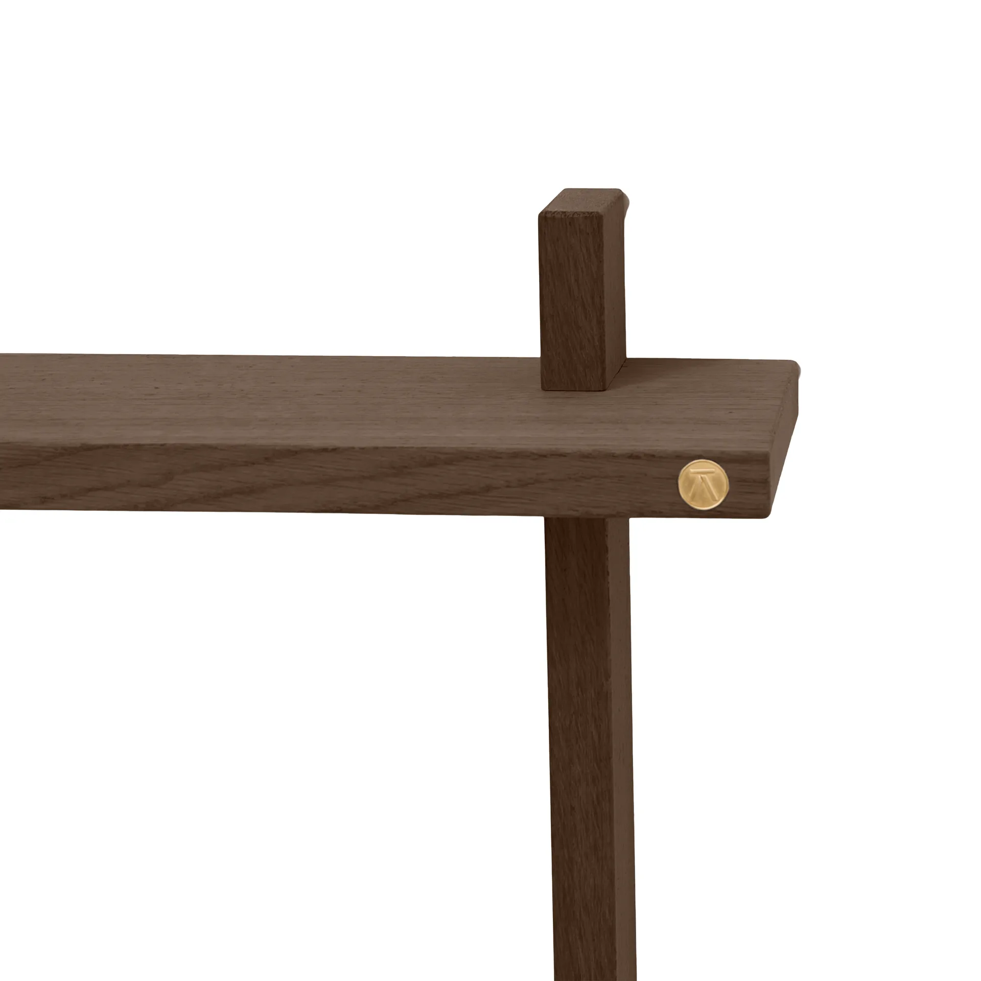 Étagère murale Treat double, Smoked Oiled Oak, 50x12x50 cm Andersen Furniture