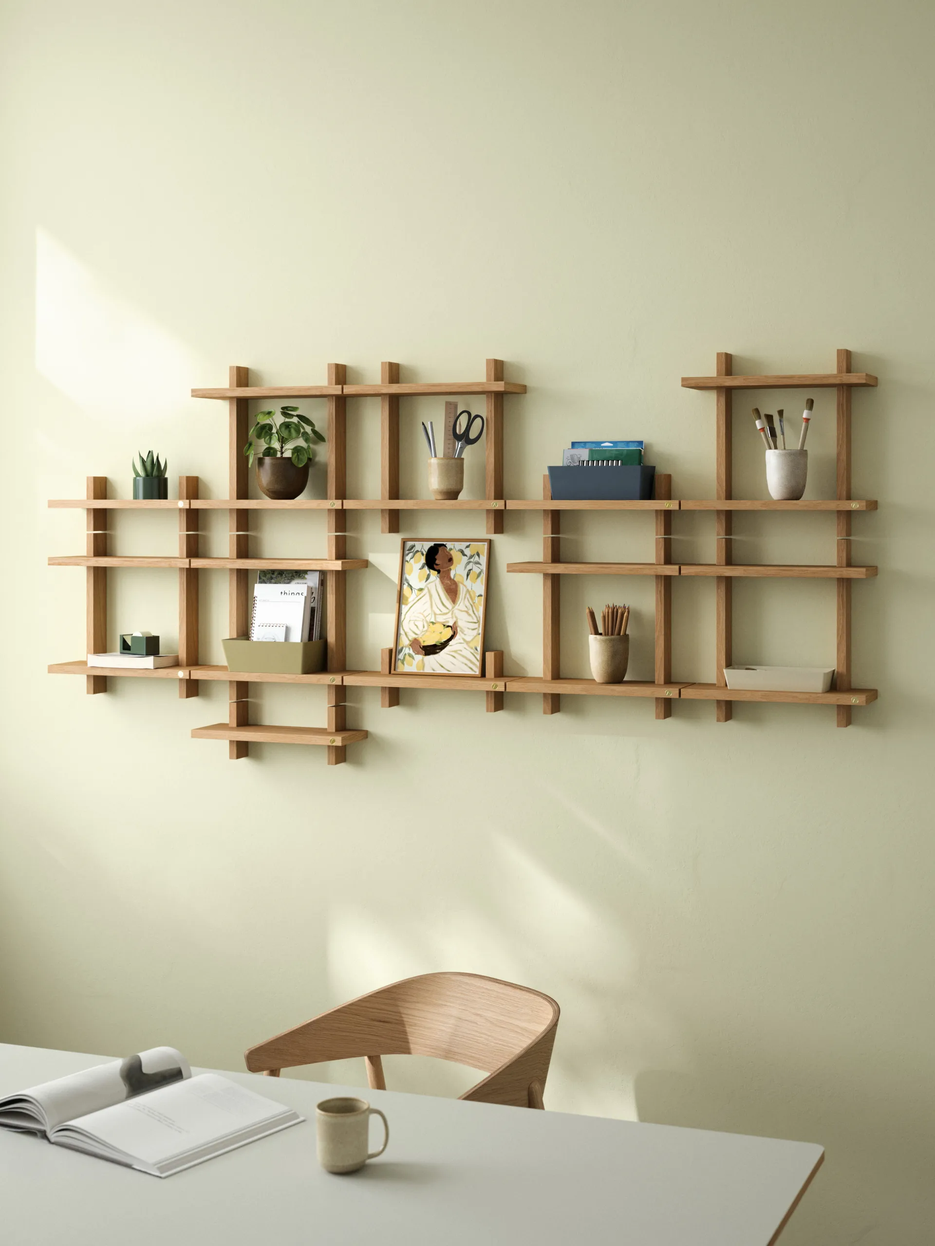 Étagère murale Treat simple, Oiled Nature Oak, 34x12x11,2 cm Andersen Furniture