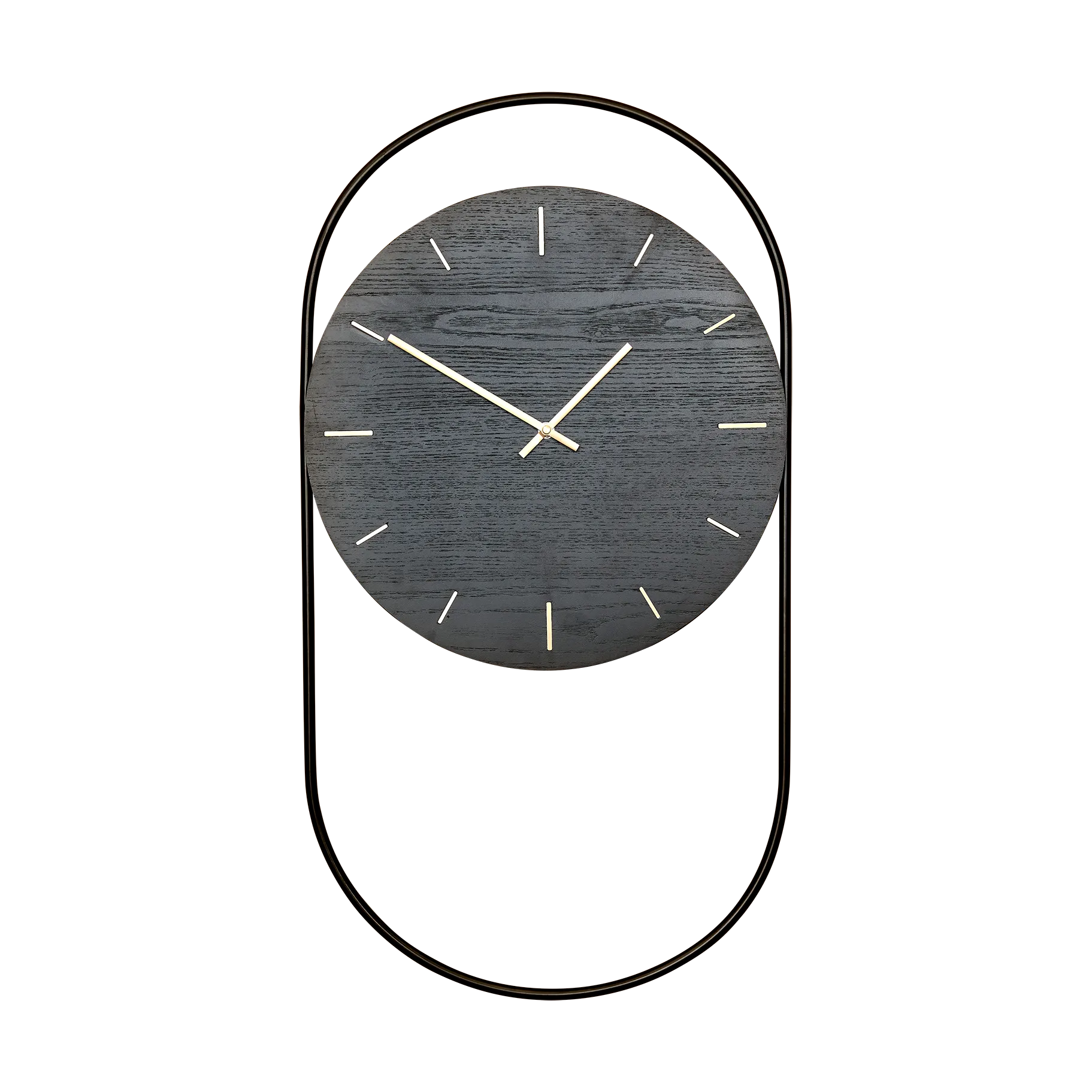 Horloge murale A-Wall 41x76 cm, Black-brass Andersen Furniture