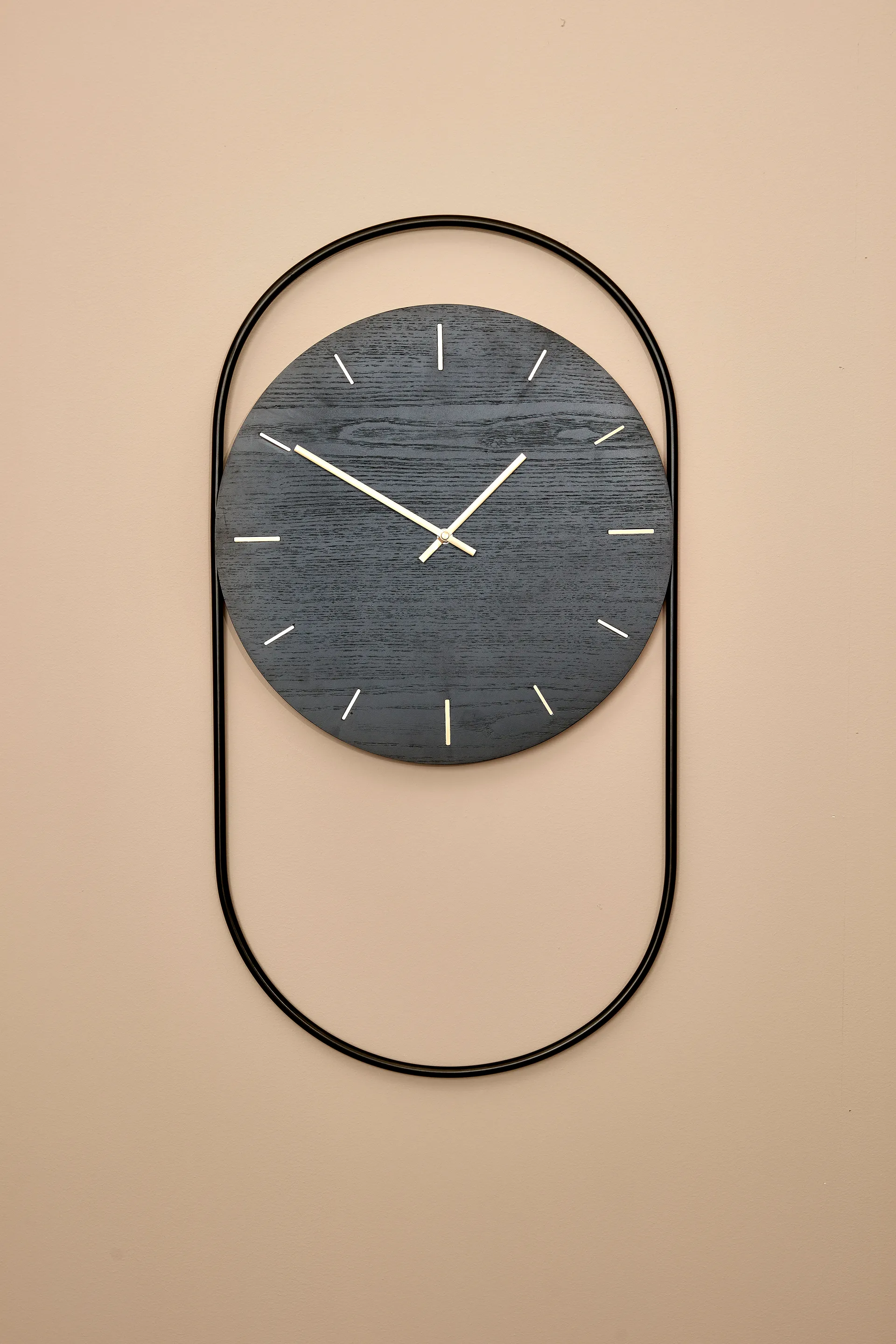 Horloge murale A-Wall 41x76 cm, Black-brass Andersen Furniture