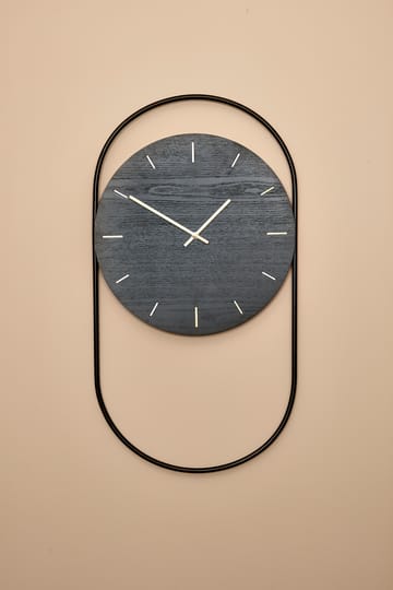 Horloge murale A-Wall 41x76 cm - Black-brass - Andersen Furniture
