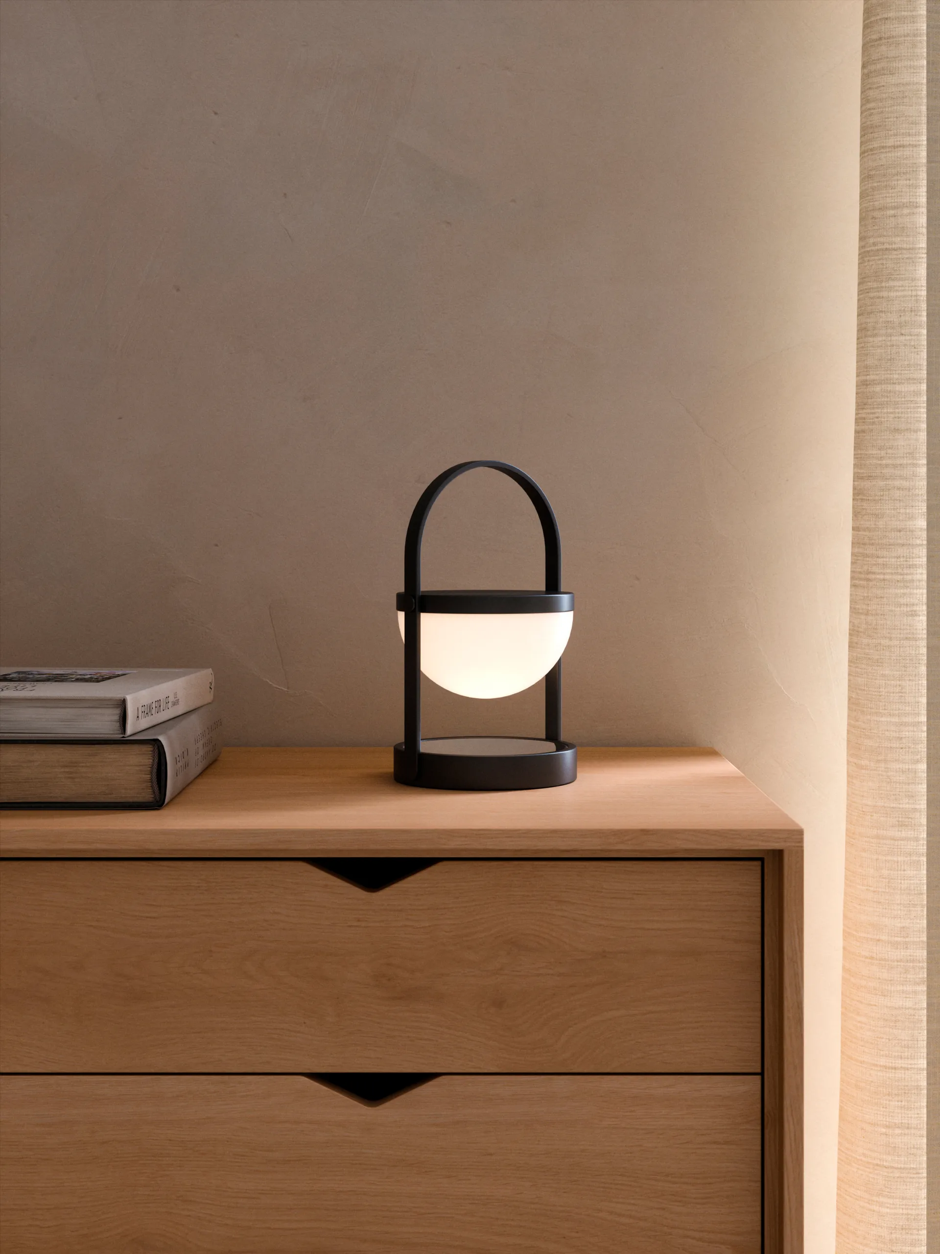 Lampe de table portable A-Flash 22 cm, Black Andersen Furniture