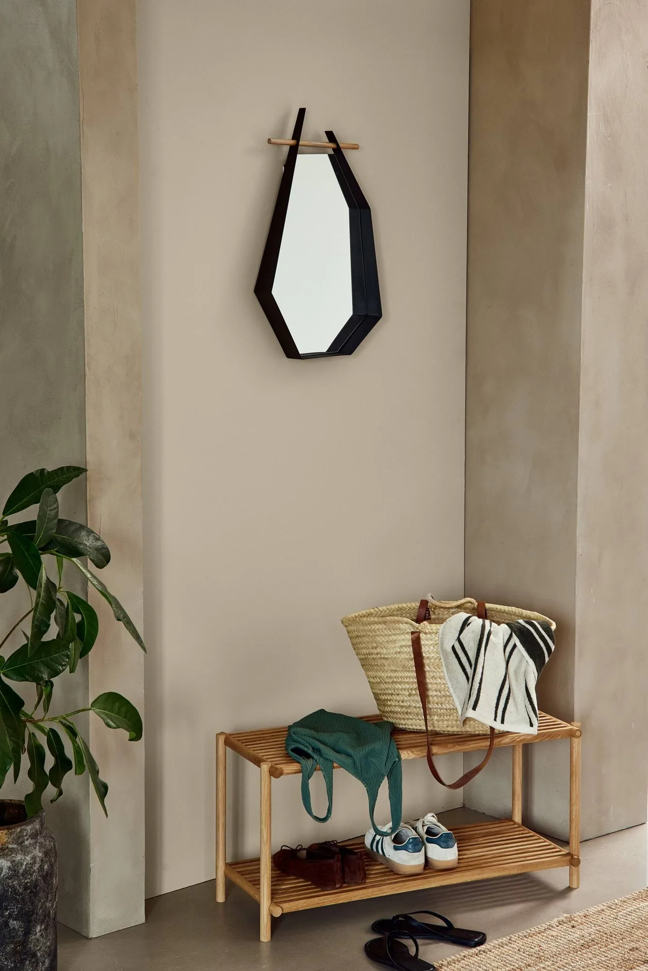 Miroir Edge, Black (noir) Andersen Furniture