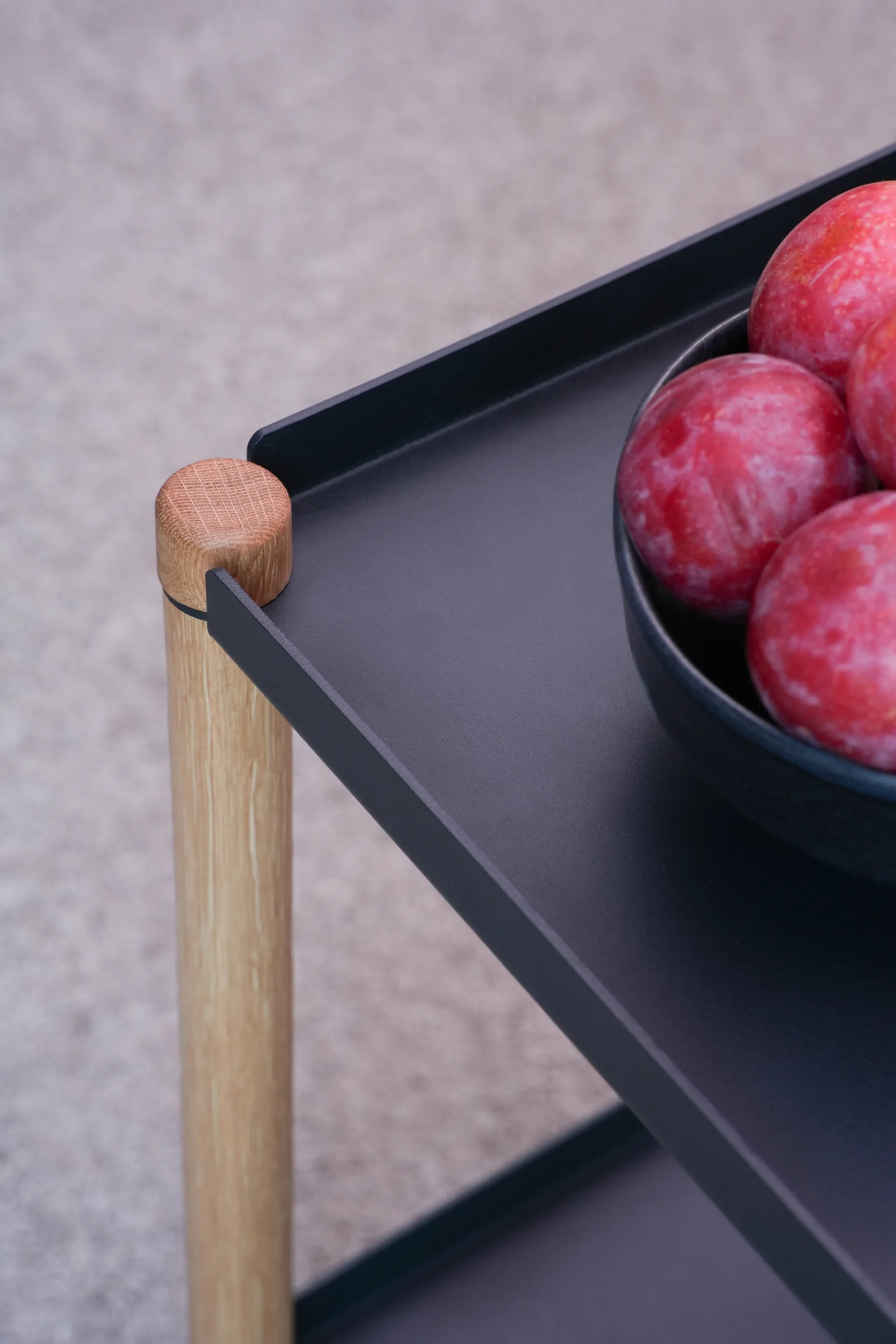 Table Connect, Chêne huilé, métal noir Andersen Furniture