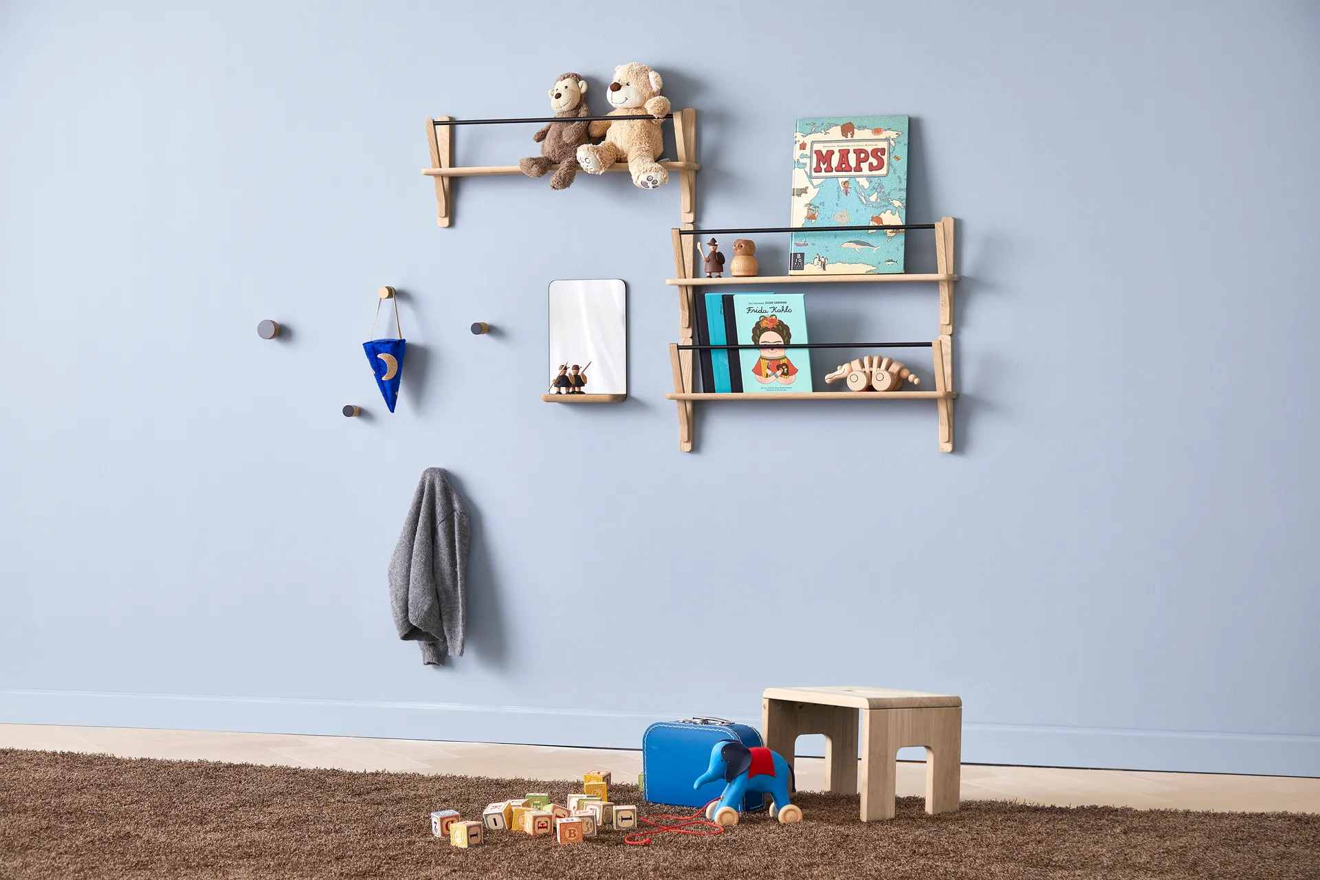 Tabouret Reach 35x25x25 cm, Oak Andersen Furniture