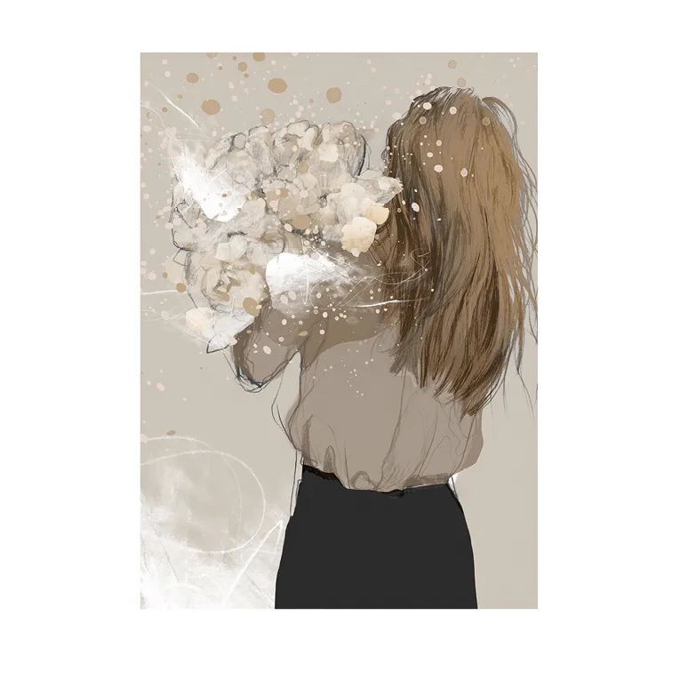 Poster Wild at heart, 50 x 70cm Anna Bülow