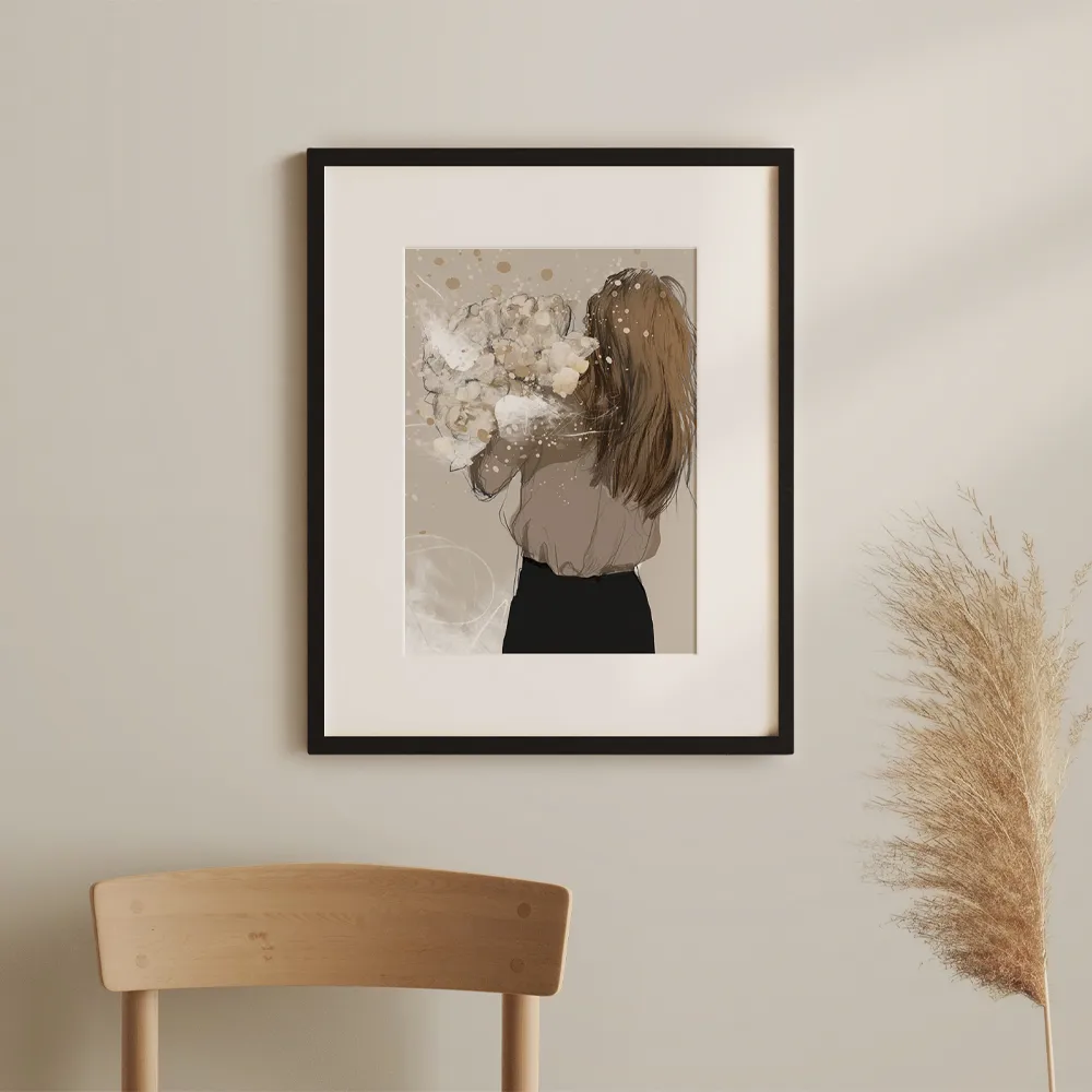 Poster Wild at heart, multi, 30x40 Anna Bülow