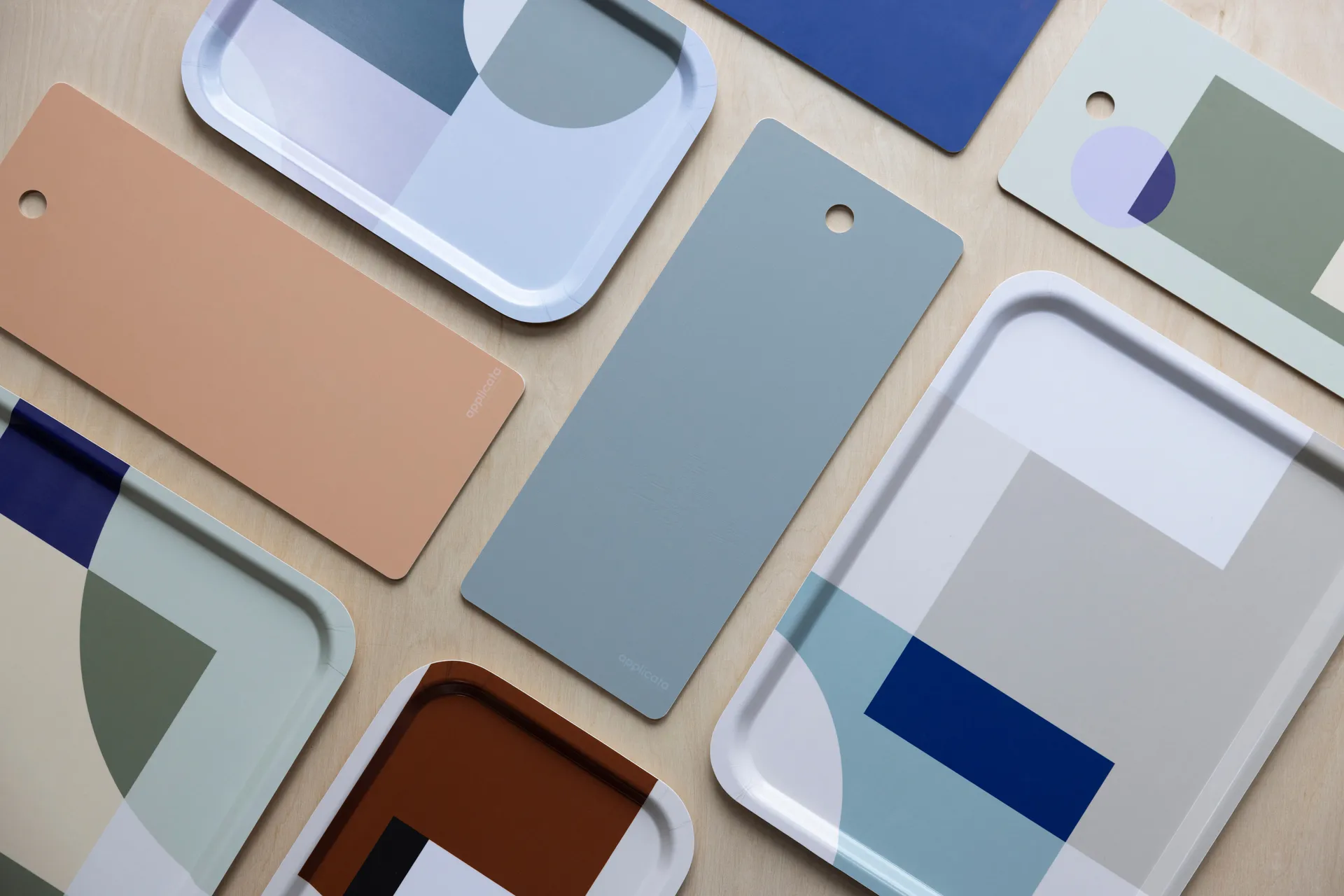 Plateau A Tribute to Colour, Minerals - 34x24 cm Applicata