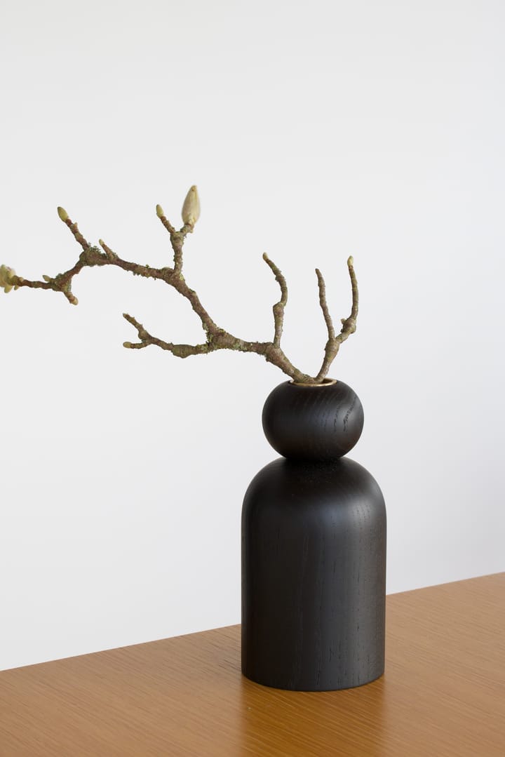 Vase Shape ball - Chêne teinté en noir - Applicata