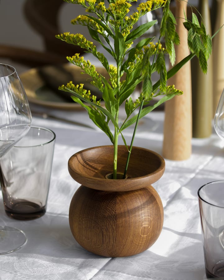Vase Shape bowl, Chêne fumé Applicata