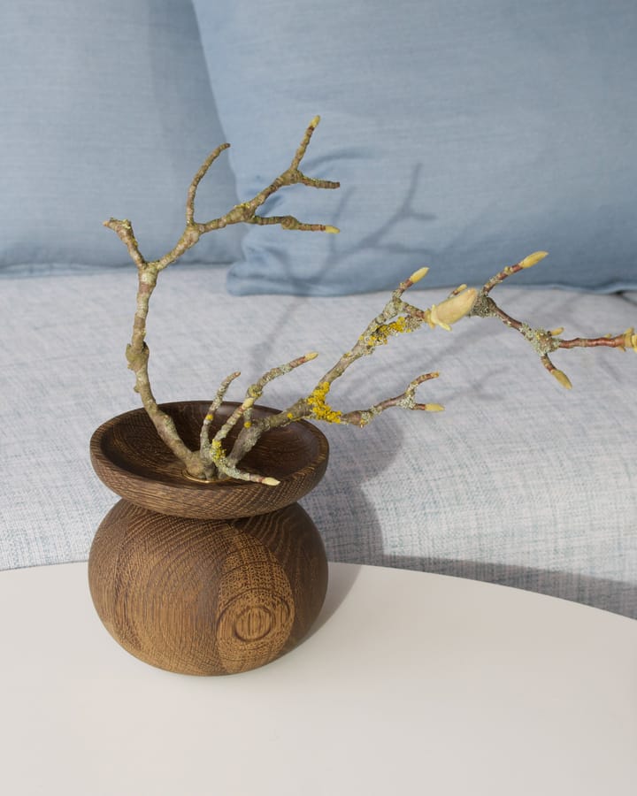 Vase Shape bowl, Chêne fumé Applicata
