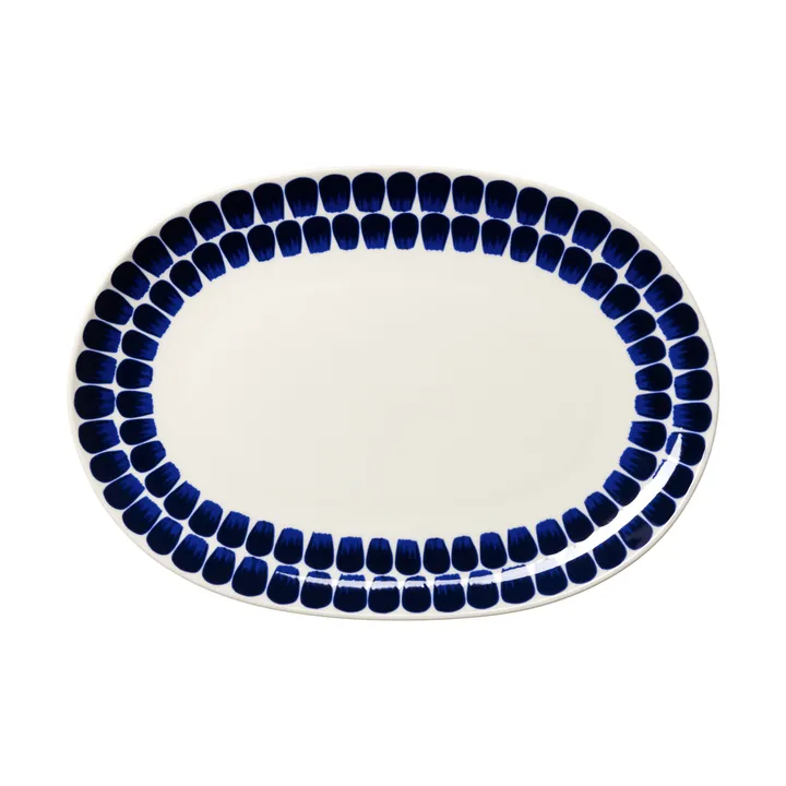 24h Tuokio assiette ovale - Bleu cobalt, 22x32 cm - Arabia