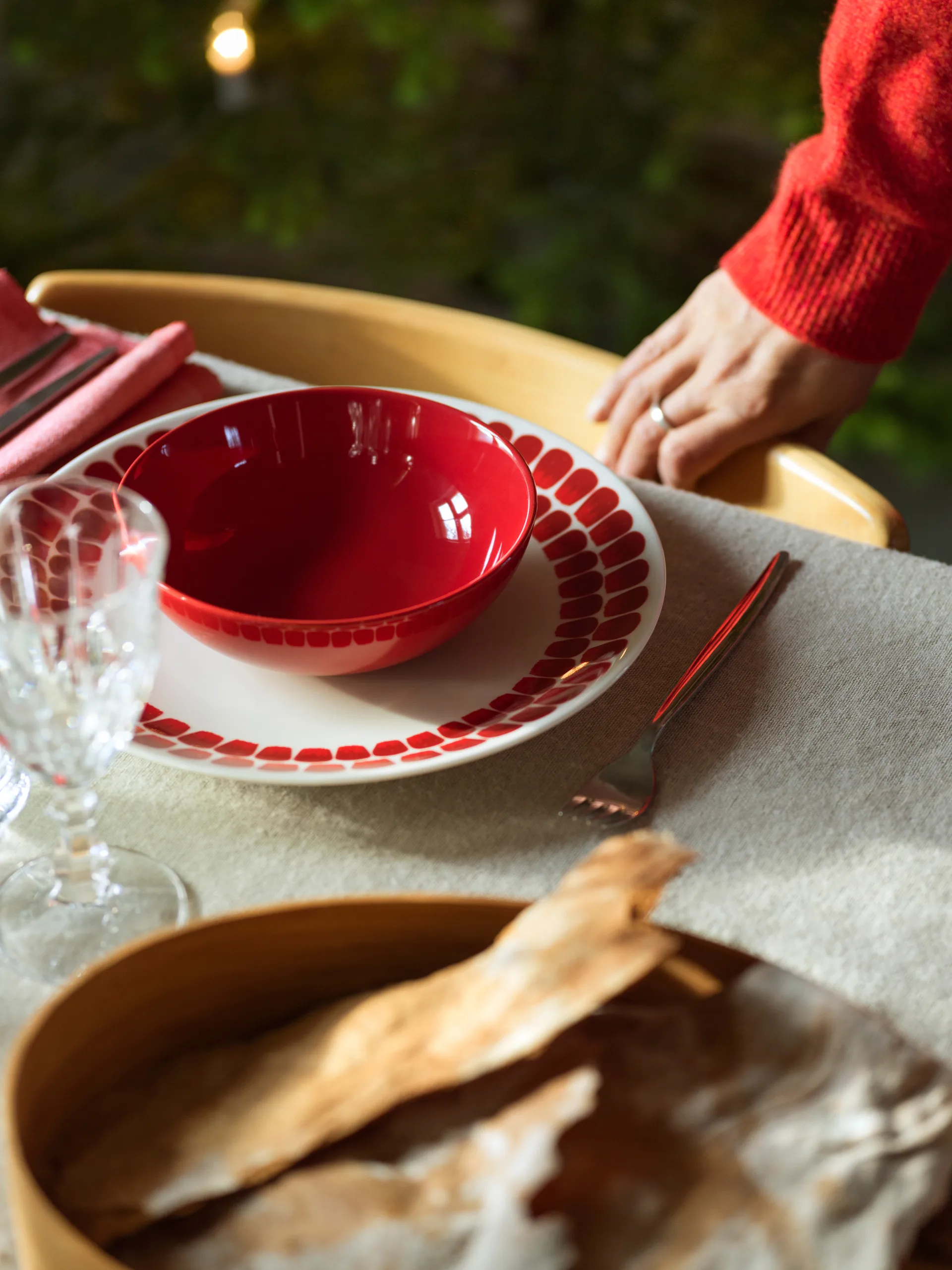 Assiette 24h Tuokio Ø26 cm, Rouge Arabia