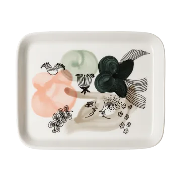 Assiette Kukkamaa 15x19 cm - Vert - Arabia