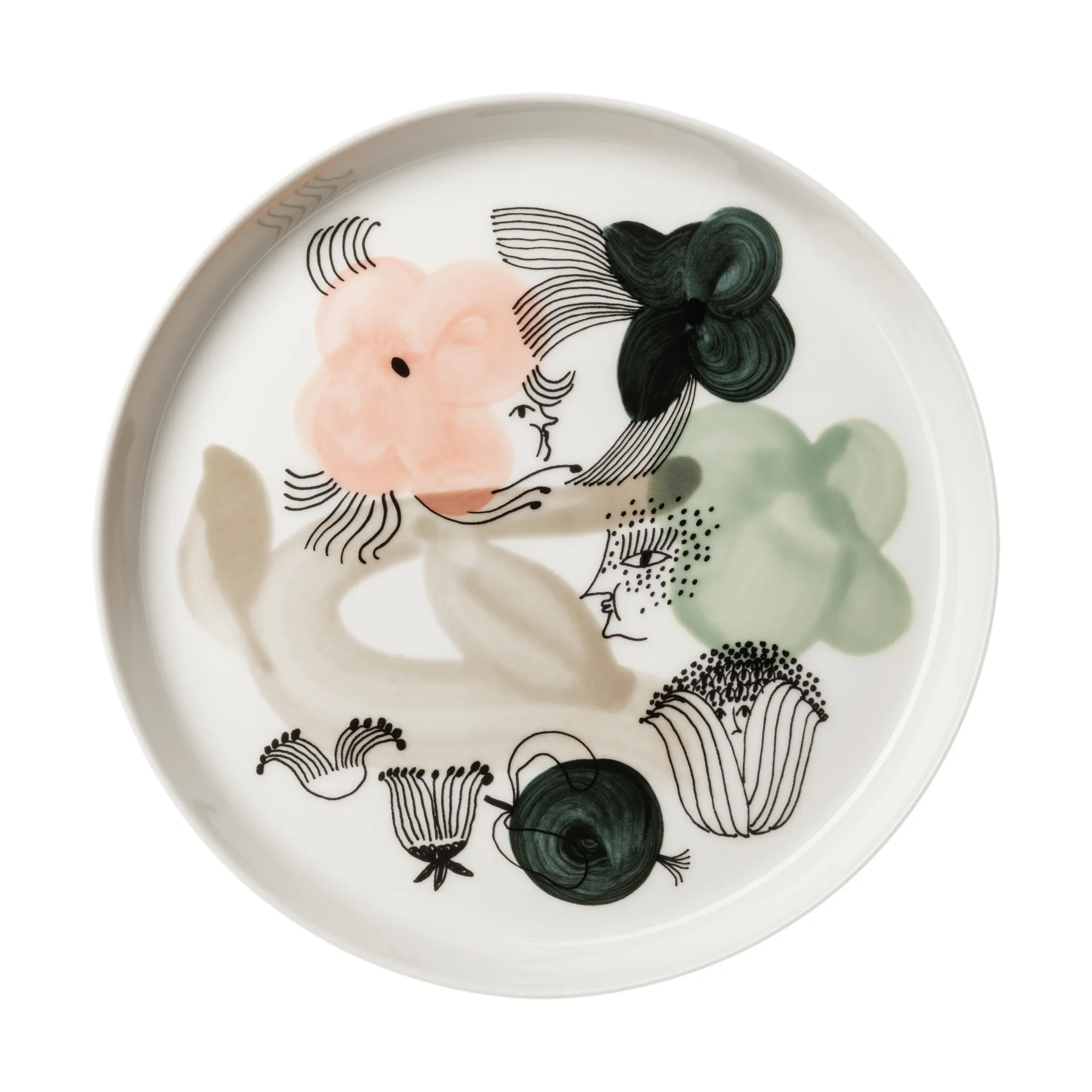 Assiette Kukkamaa Ø18,8 cm, Vert Arabia