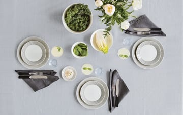 Assiette Mainio Sarastus Ø25 cm - Noir-blanc - Arabia