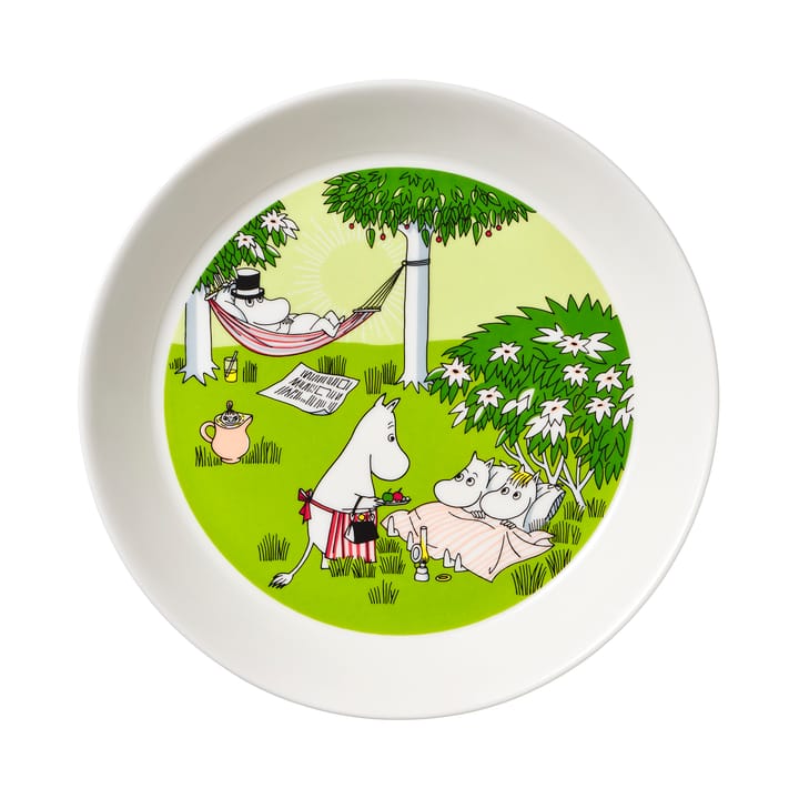 Assiette Moomin 2020 Relaxing - Vert - Arabia