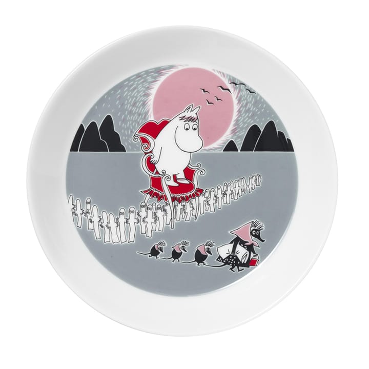 Assiette Moomin à l´aventure - gris - Arabia