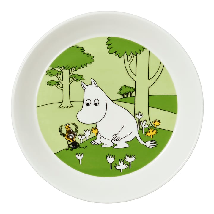 Assiette Moomin - herbe verte - Arabia