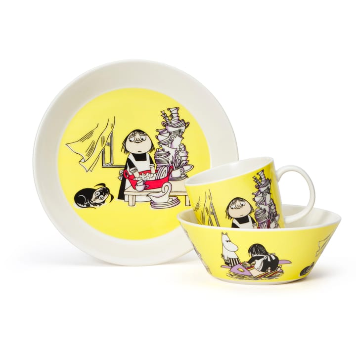 Assiette Moomin Misabel jaune - Jaune - Arabia