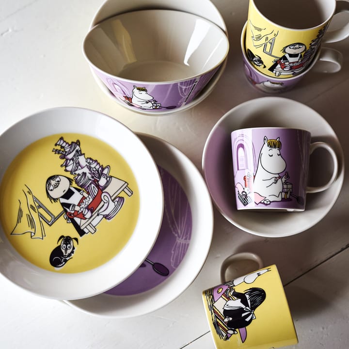 Assiette Moomin Misabel jaune - Jaune - Arabia