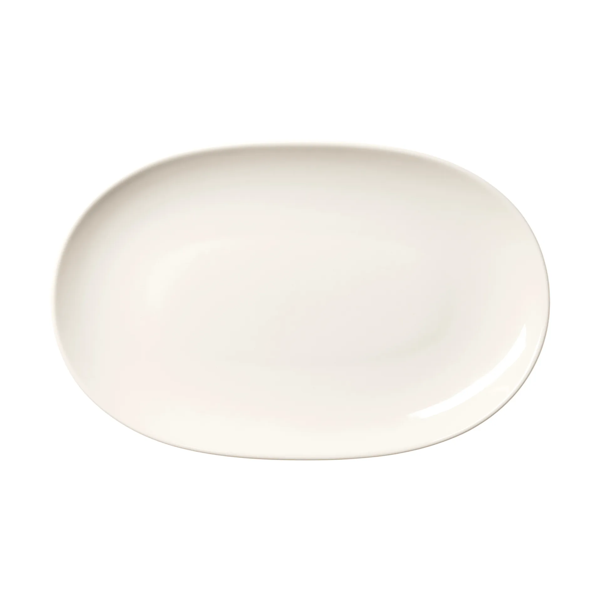 Assiette ovale 24h, Blanc, 18x28 cm Arabia