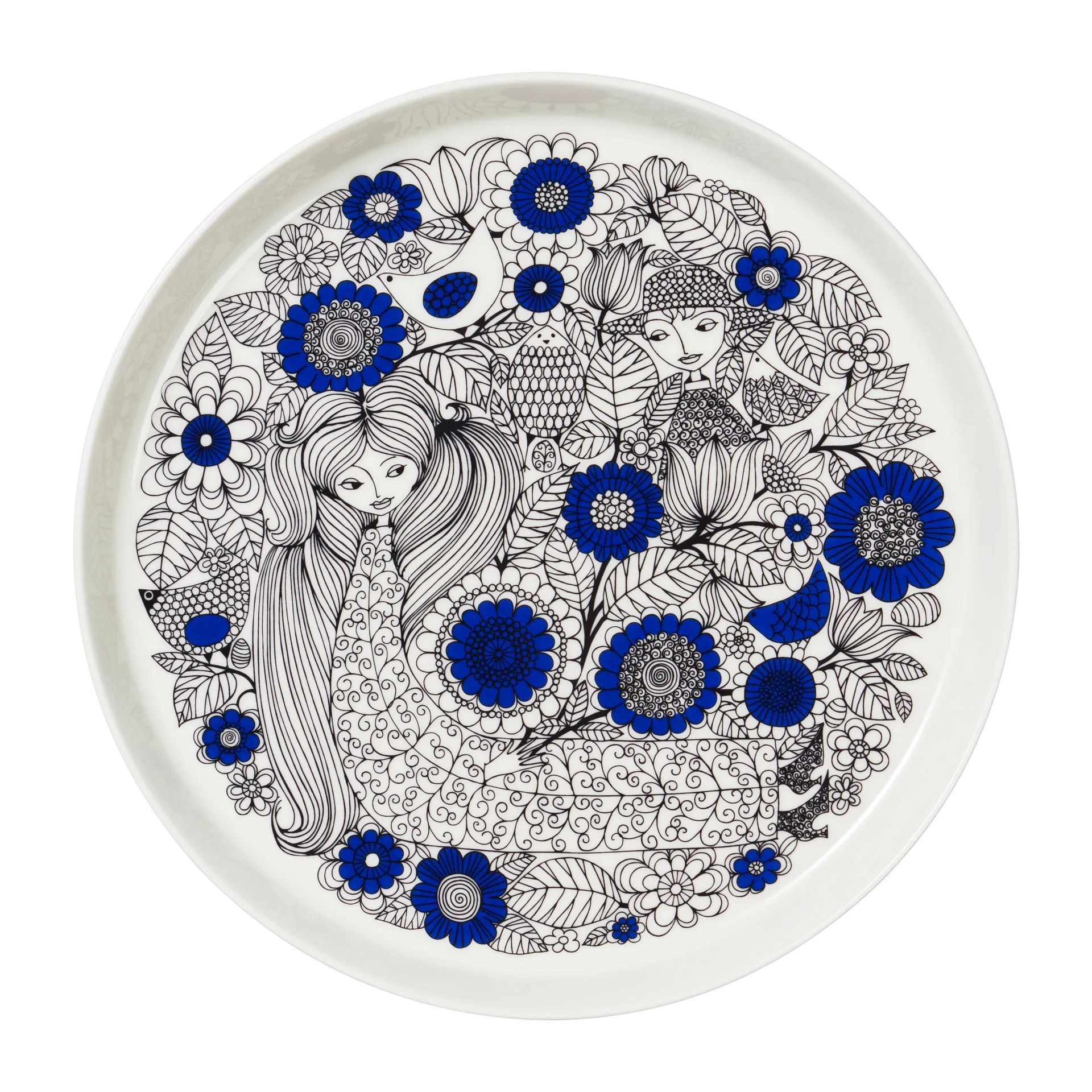 Assiette Pastoraali Ø24 cm, Bleu Arabia