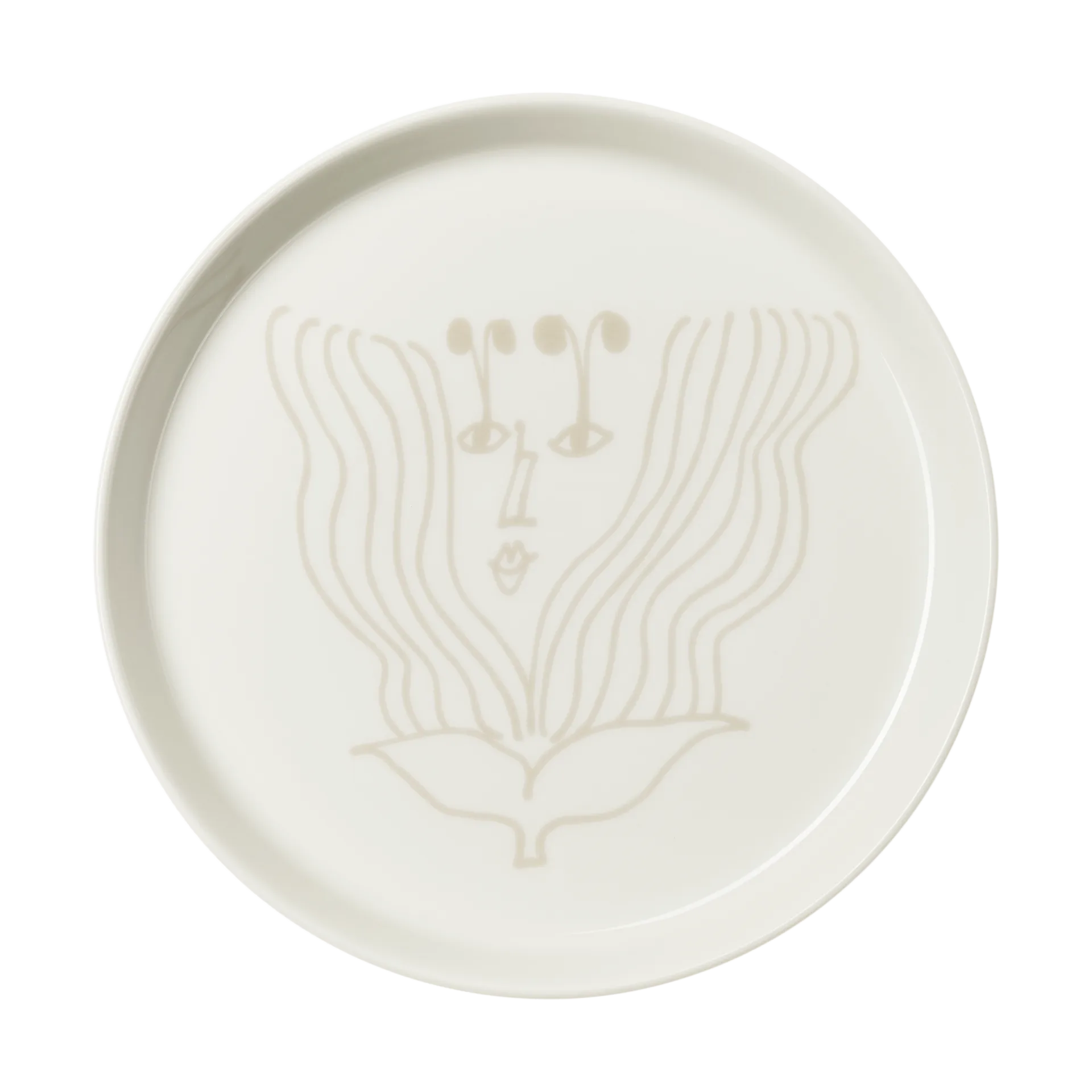Assiette Puutarhurit Ø19 cm, Beige Arabia