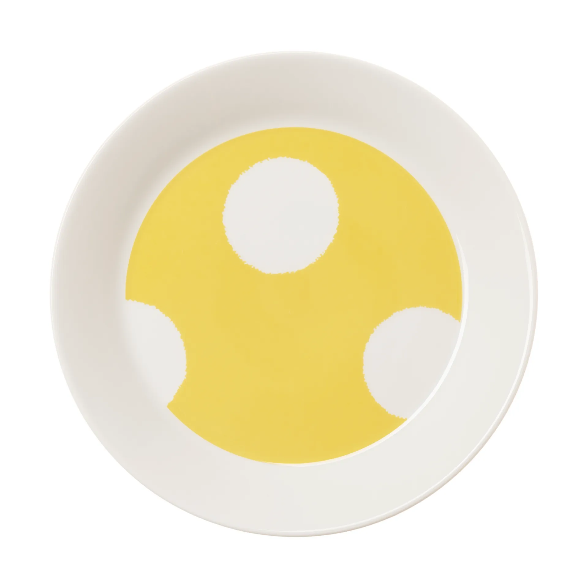 Assiette Vuokko Ø22 cm, Jaune craquelé Arabia