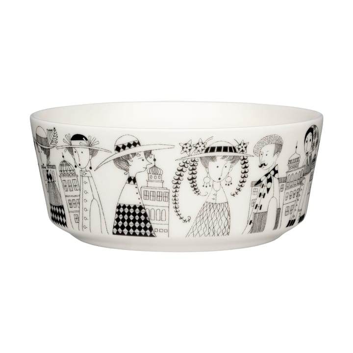 Bol Emilia Ø15,5 cm - Noir-blanc - Arabia