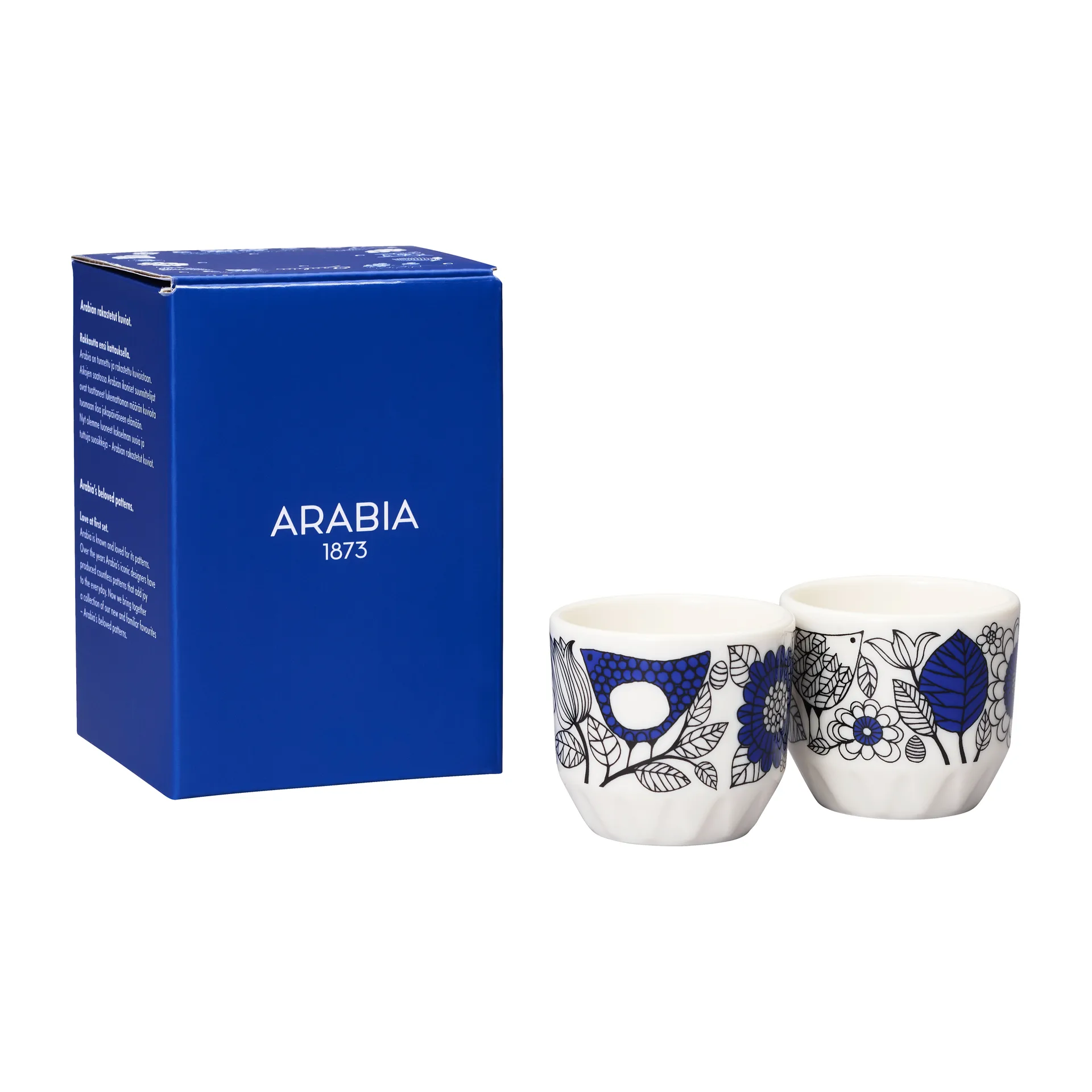 Coquetier Pastoraali Lot de 2, Bleu Arabia